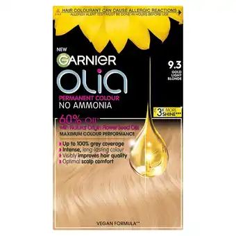 Morrisons Garnier olia 9.3 golden light blonde offer