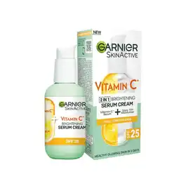 Morrisons Garnier skin active vitamin c serum cream offer