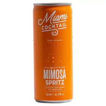 Morrisons Miami cocktail mimosa offer