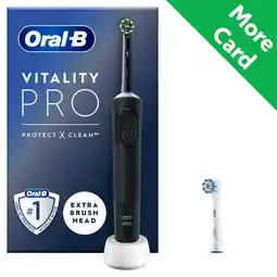 Morrisons Oral-b vitality pro black electric rechargeable toothbrush offer