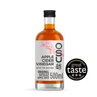 Morrisons Osu original apple cider vinegar offer