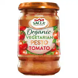 Morrisons Sacla organic vegetarian pesto no. 6 tomato offer