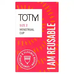 Morrisons Totm reusable menstrual cup size 2 offer