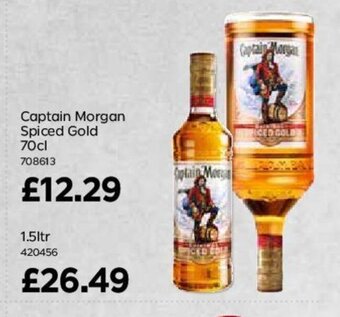 Bestway Captain Morgan Spiced Gold 70cl offer