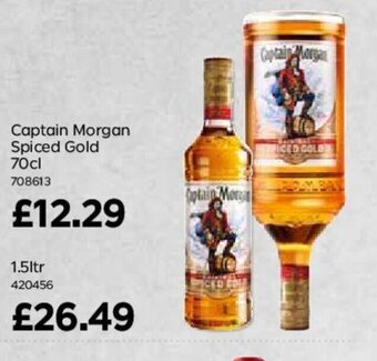 Bestway Captain Morgan Spiced Gold 1.5ltr offer