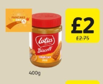 Londis Lotus Biscoff Crunchy 400g offer