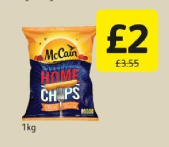 Londis McCain Home Chips 1kg offer