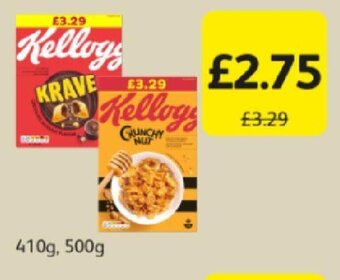 Londis Kelloggs Krave/Crunch Nut offer
