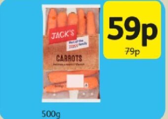 Londis Jack's Carrots 500g offer
