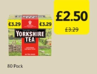 Londis Yorkshire Tea 80 Pack offer