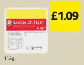 Londis Sandwich Ham 112g offer