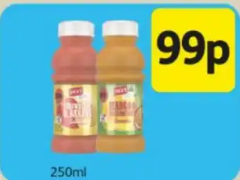 Londis Jack's Strawberry & Banana Smoothie / Mango Passionfruit Smoothie 250ml offer
