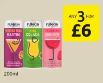 Londis Funkin Passion Fruit Martini/Pina Colada/Strawberry Daiquiri 200ml offer