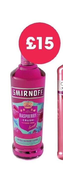 Centra Smirnoff Raspberry Crush offer