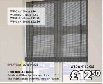 JYSK Byre roller blind offer