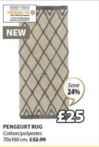JYSK Pengeurt rug offer