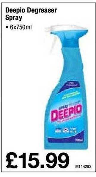 Makro Deepio degreaser spray offer