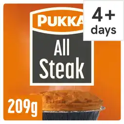 Tesco Pukka all steak pie offer