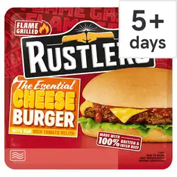 Tesco Rustlers the essential cheeseburger 172g offer