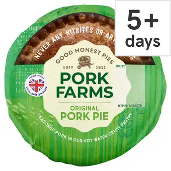 Tesco Pork farms medium pork pie offer