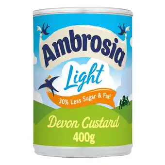 Tesco Ambrosia low fat custard 400g offer