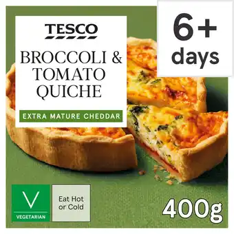 Tesco Tesco broccoli & tomato quiche 400g offer