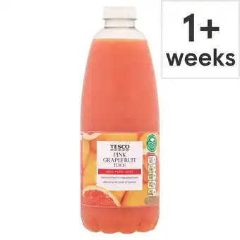 Tesco Tesco pink grapefruit 1 litre offer