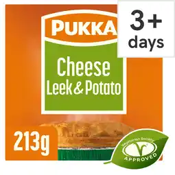 Tesco Pukka veggie leek & potato pie offer