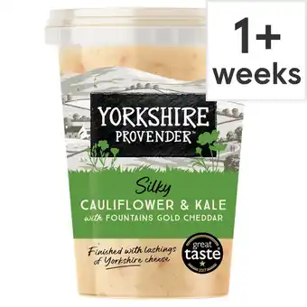 Tesco Yorkshire provender cauliflower soup 600g offer