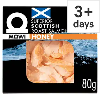 Tesco Mowi scottish salmon flakes with honey 80g offer