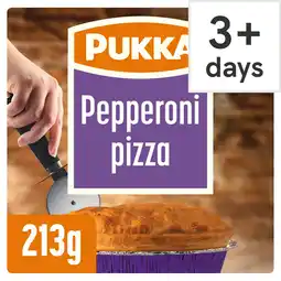 Tesco Pukka pepperoni pizza pie offer