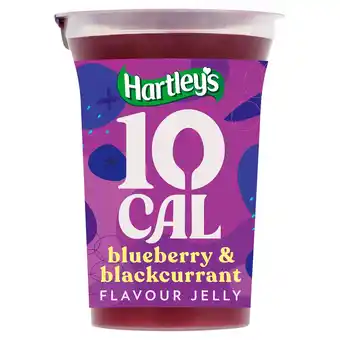 Tesco Hartleys 10 cal ready to eat blueberry & blackcurrant jelly 175g offer