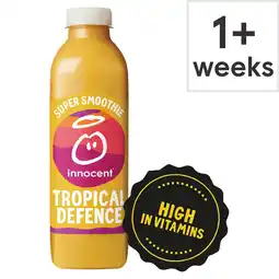 Tesco Innocent tropical defence super smoothie 750ml offer