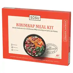 Tesco Sosu amoy korean bibimbap rice meal kit 237g offer