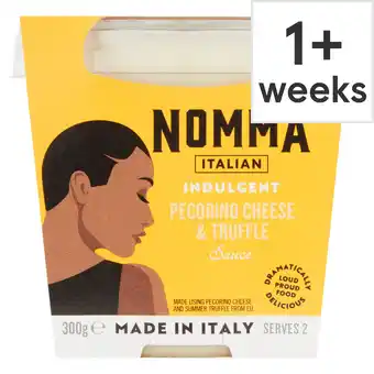Tesco Nomma italian pecorino cheese & truffle sauce 300g offer