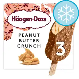 Tesco Haagen dazs peanut butter crunch ice cream bar 3x80ml offer