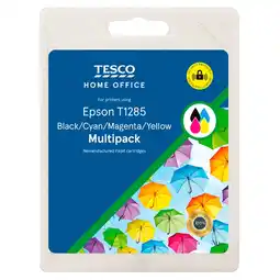 Tesco remanufactured epson t1285 multipack ink cartridges