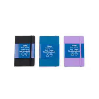Tesco Tesco small flexible notebook 144 pages assorted offer