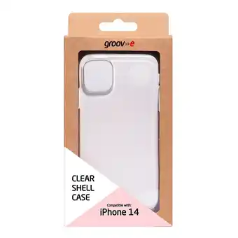 Groov-e iphone 14 clear shell case