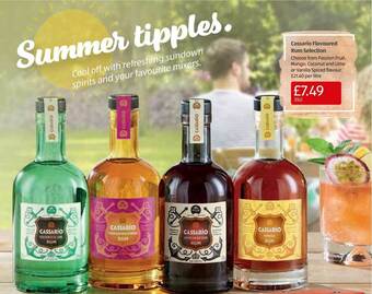Aldi Cassario Flavoured Rum Selection offer