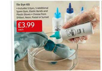 Aldi Tie Dye Kit offer