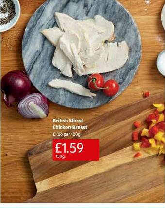 Aldi British Sliced Chicken Breast offer