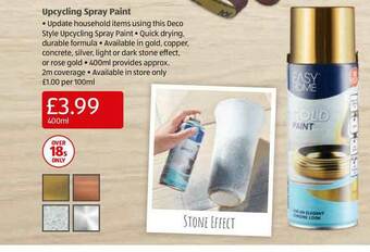 Aldi Upcycling Spray Paint offer