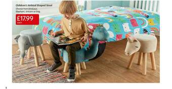 Aldi Children's Animal Shaped Stool offer