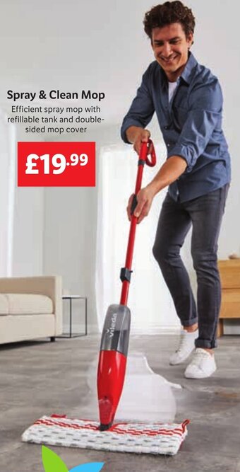 Lidl Vileda Spray & Clean Mop offer