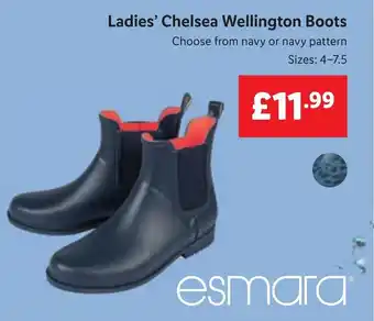 Lidl Esmara Ladies' Chelsea Wellington Boots offer