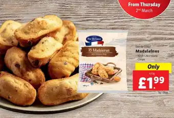 Lidl Duc de Coeur Madeleine offer