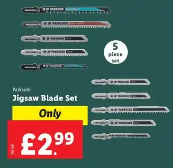 Lidl Jigsaw Blade Set offer