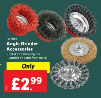 Lidl Angle Grinder Accessories offer