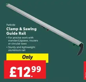 Lidl Clamp & Sawing Guide Rail offer